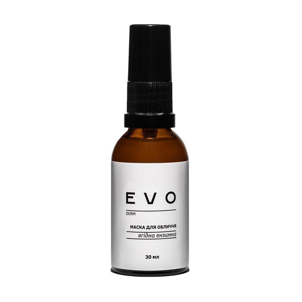 Маска для обличчя EVO derm Ягідна, ензимна, 30 мл